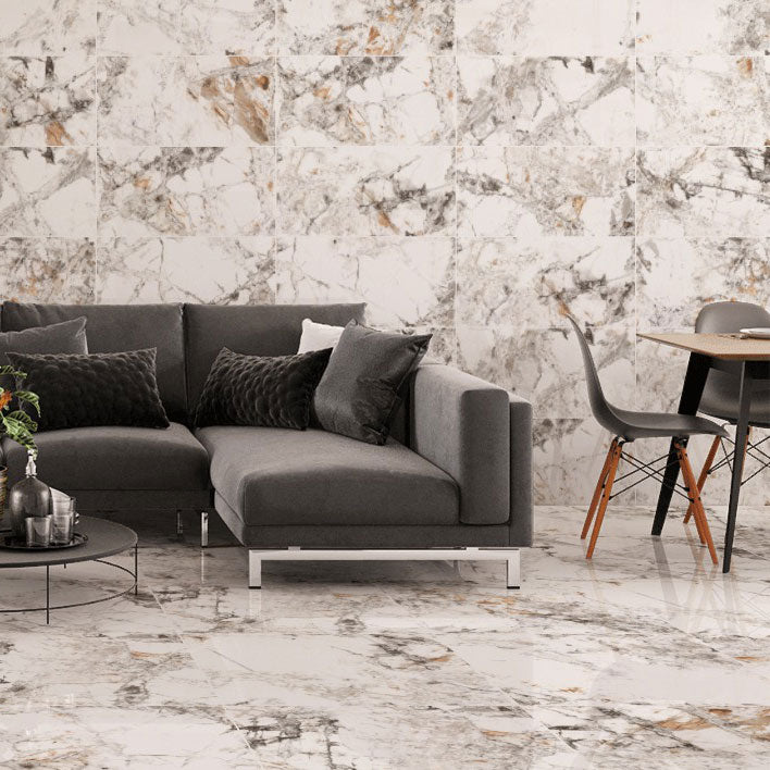 Oris White tiles on walls and floor