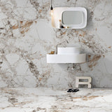 Oris White tiles on walls and floor