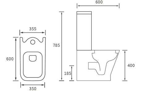 Tabo Disa C/C Fully Shrouded WC 