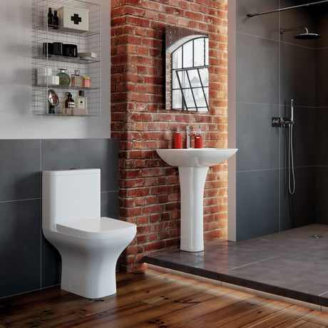 Disa C/C WC & Wrapover Soft Close Seat (Open Back model pictured)