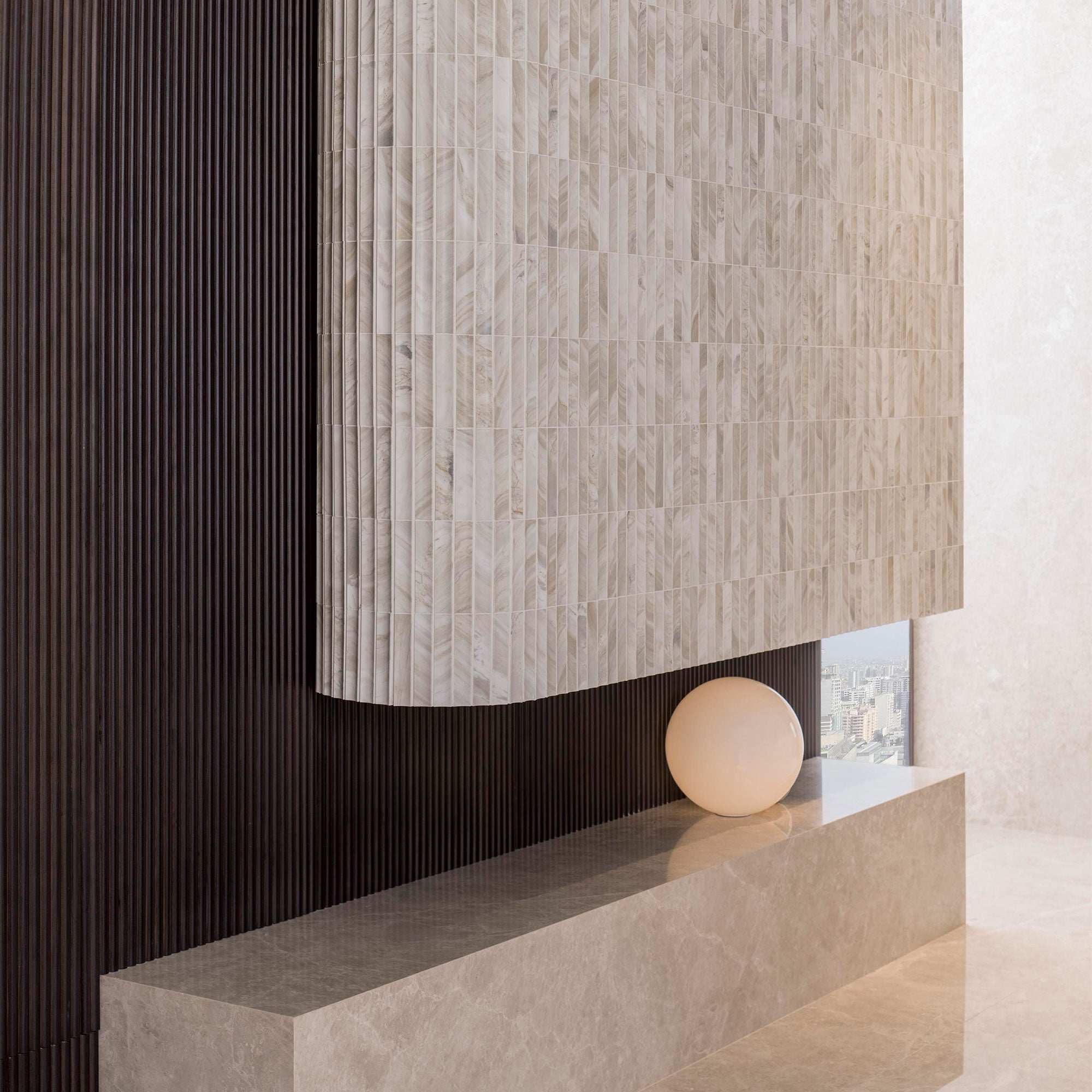 Porcelanosa Creta Ivory Mosaics