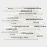 Porcelanosa Eternity Mini Strip White 29.8 x 30.5cm
