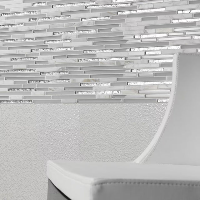 Porcelanosa Eternity Mini Strip White 29.8 x 30.5cm
