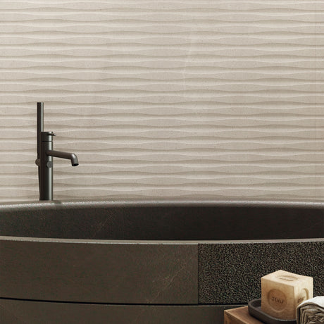 Porcelanosa Fiume Limestone Bone Wall Tiles