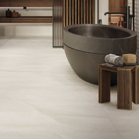 Porcelanosa Limestone Bone tiles