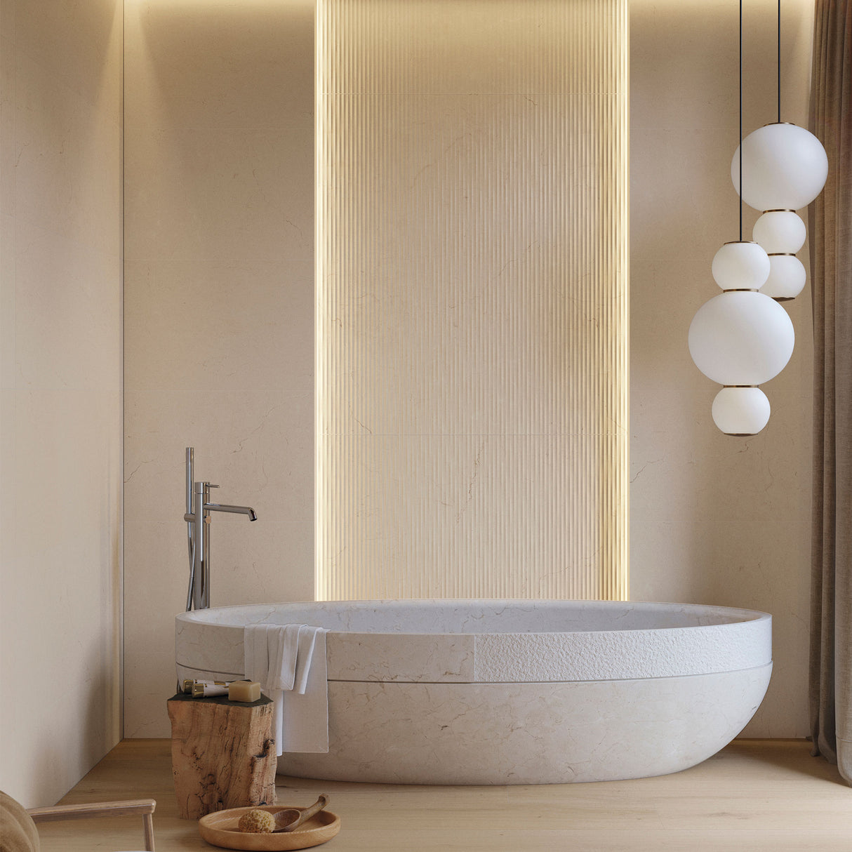 Porcelanosa Marmol Crema Marfil Wall Tiles