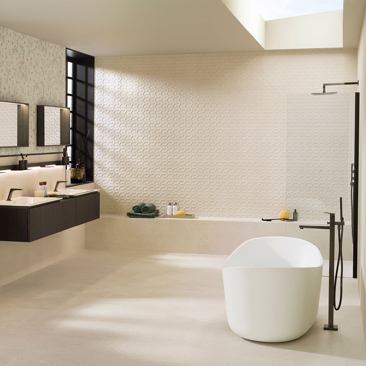 Porcelanosa Saddle Caliza L Wall & Floor Tiles
