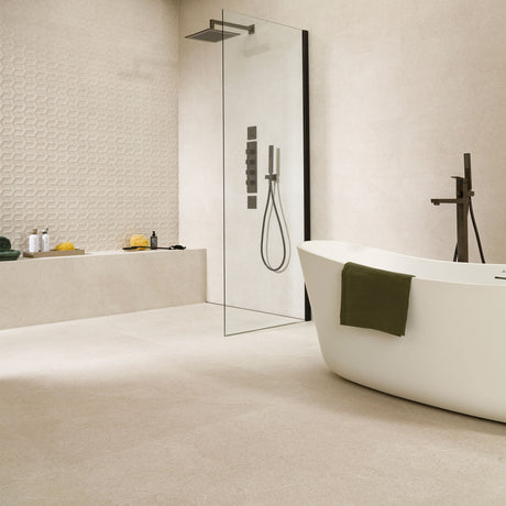 Porcelanosa Saddle Caliza L Wall & Floor Tiles
