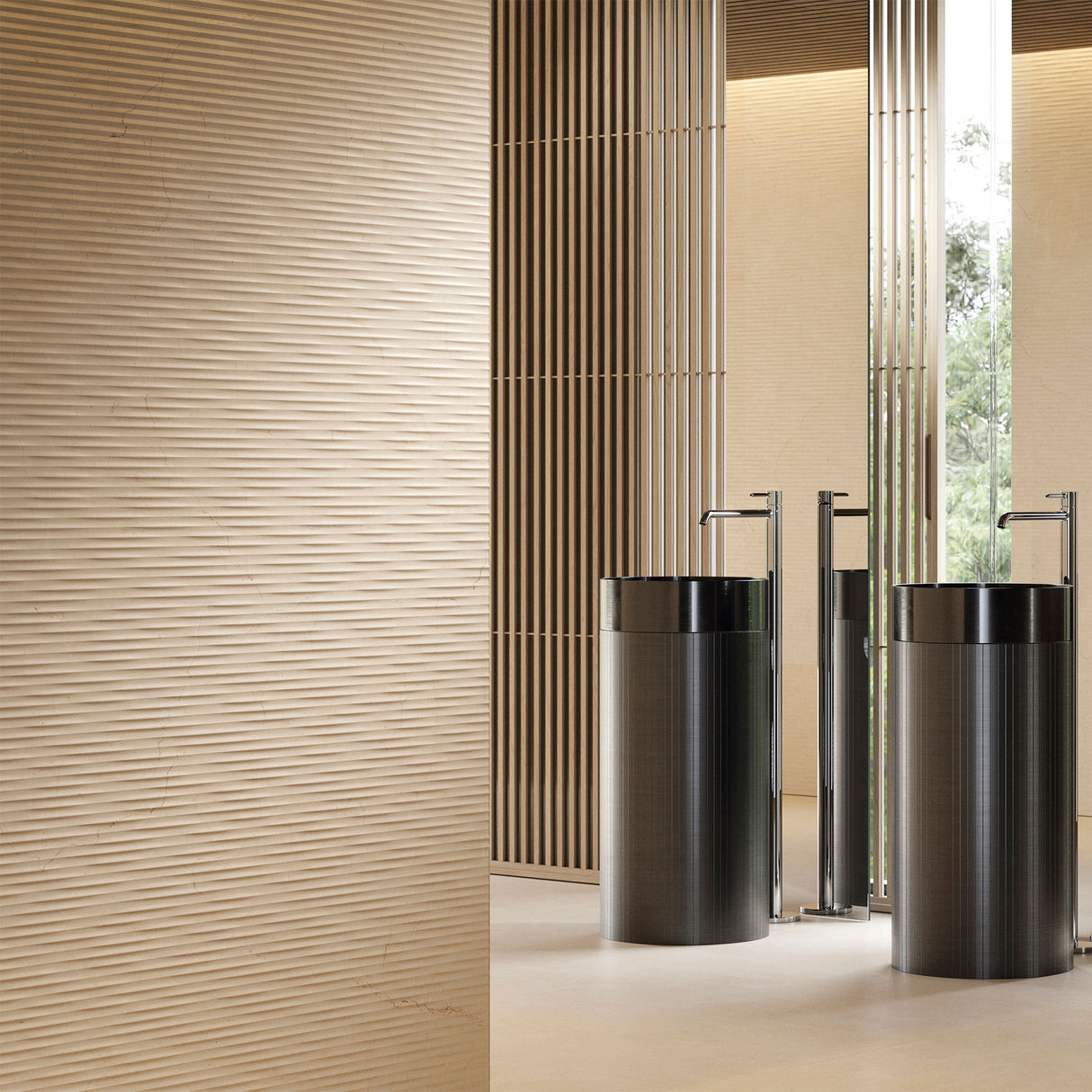 Porcelanosa Via Marmol Crema Marfil tiles