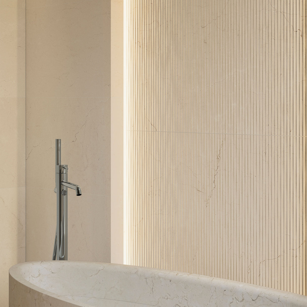 Porcelanosa Via Marmol Crema Marfil tiles