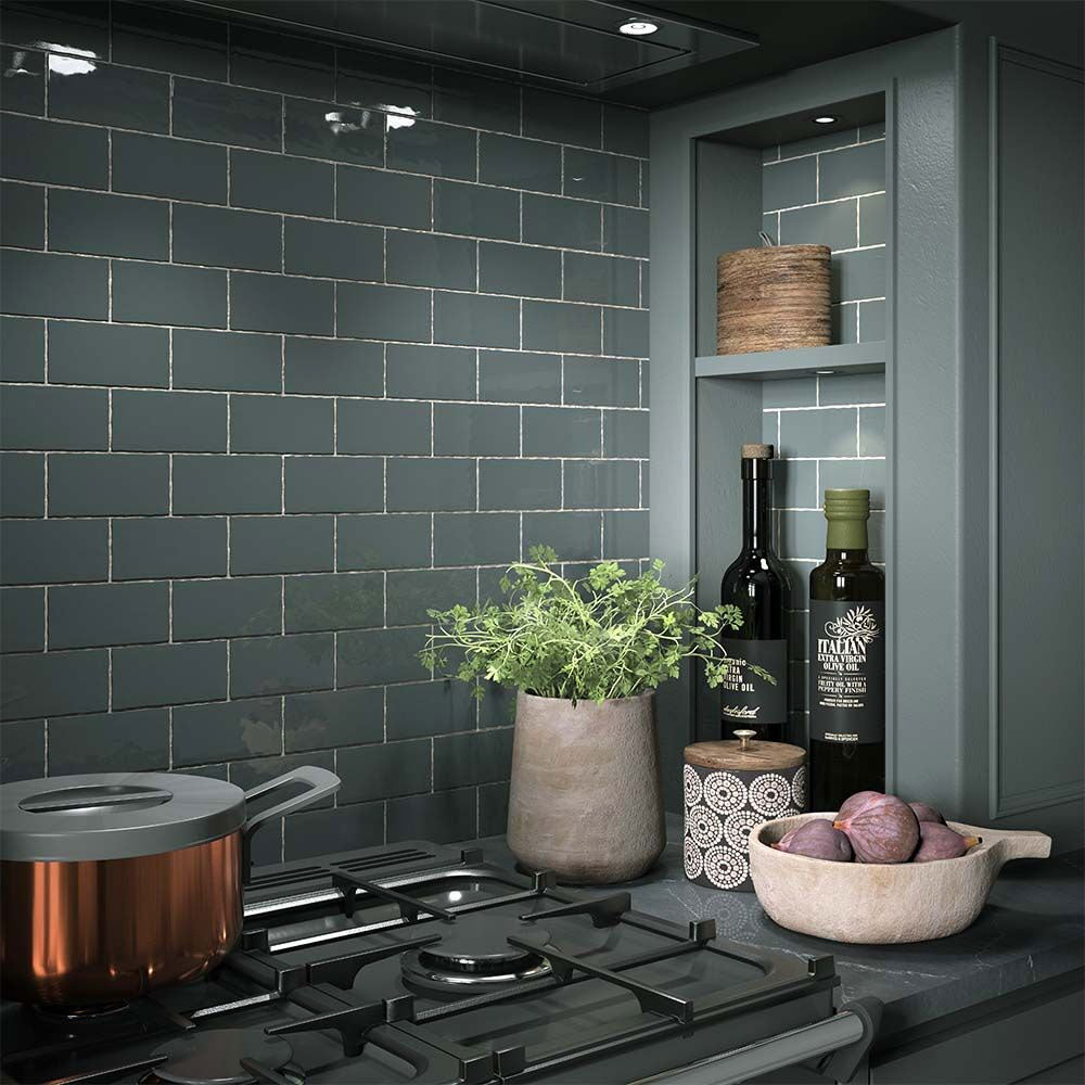 Potter Ocean Gloss Glazed Ceramic Wall Tiles