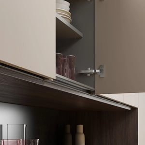Omega Sheraton Setosa Painted Pebble Drawer Wall Cabinet