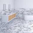 Silvaris White tiles - 30 x 60cm on wall, 60 x 60cm on floor