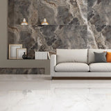 Sorren Grey tile in a lounge
