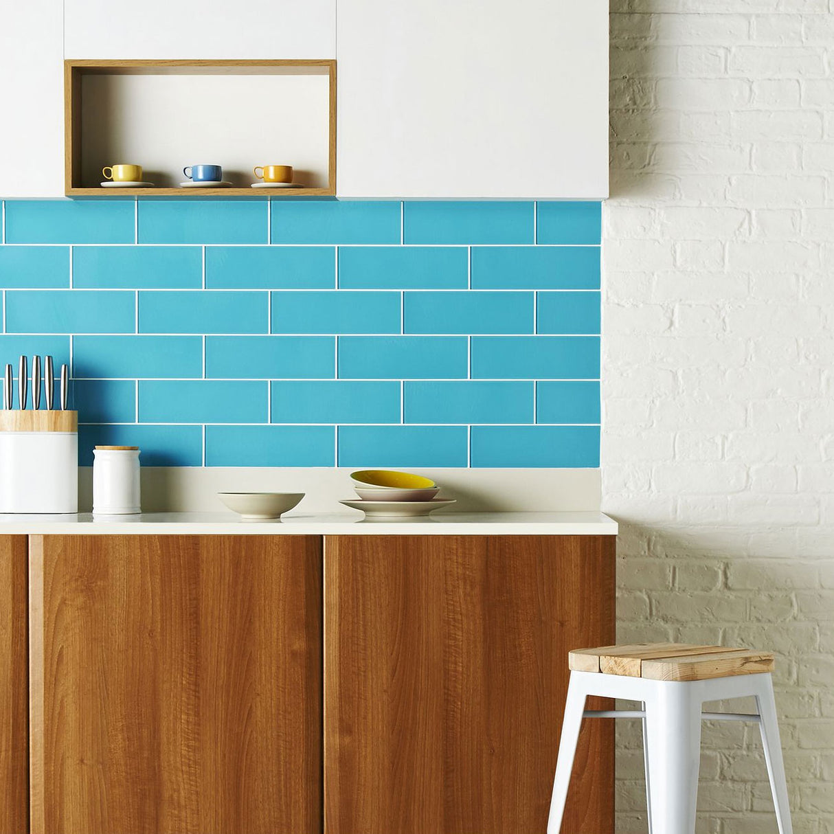 Spectrum Glass Cascade Clear Glass Tiles