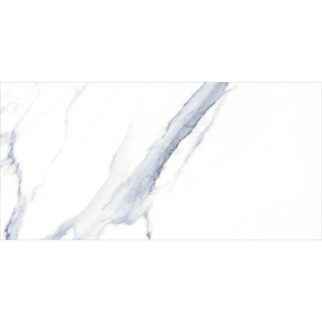 Statuario Mercury Blue Rectified Polished Tile 30 x 60cm