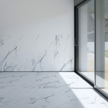 Statuario Mercury Blue tiles