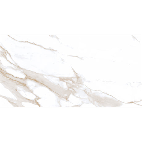 Statuario Mercury Gold Rectified Tile 60 x 120cm