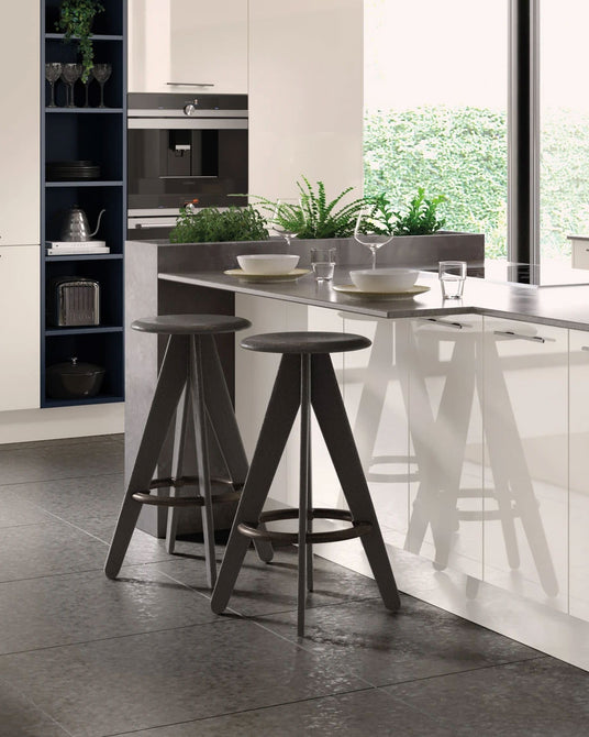 Omega Sheraton Super Gloss White and Setosa Painted Indigo Blue