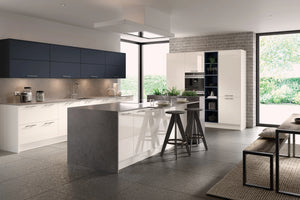 Omega Sheraton Super Gloss White and Setosa Painted Indigo Blue