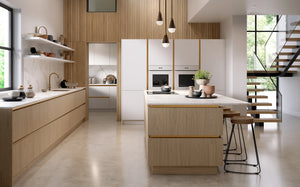 Omega Novus Super Matt Quartz & Woodgrain Natural Oak