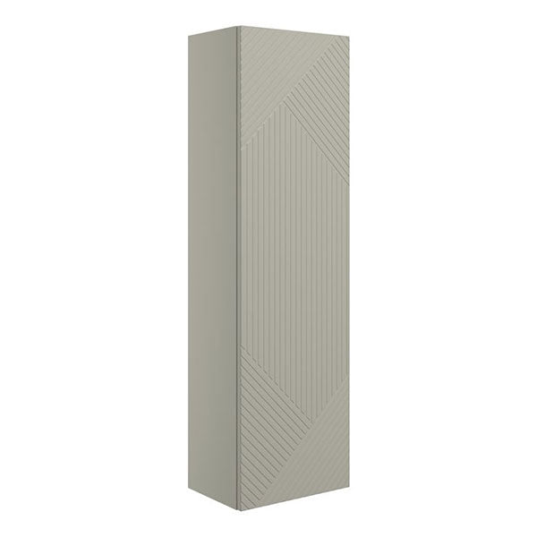 Tabo Bergamo Matt Oak Wall Hung Tall Unit 350mm
