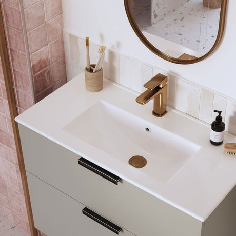 Tabo Corrado Brushed Bronze Basin Mixer Tap & Waste