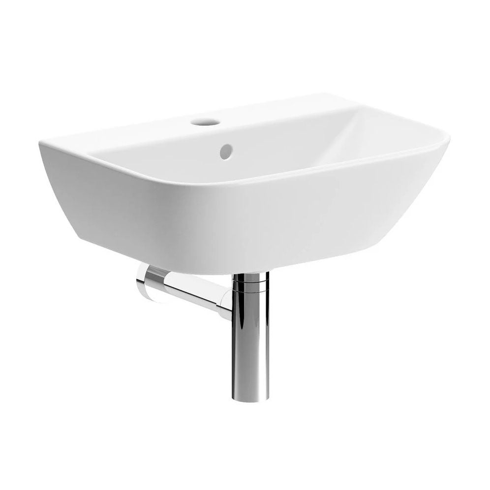 Tabo Disa 1TH Cloakroom Basin & Bottle Trap 450 x 320mm
