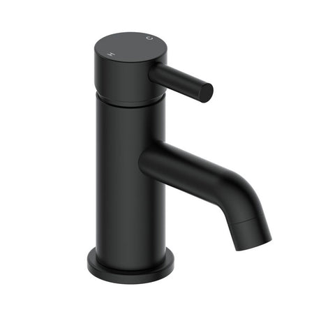 Tabo Hero Matt Black Cloakroom Basin Mixer Tap & Waste
