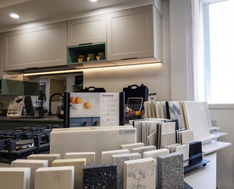 Kitchen display from Tabo showroom, Milton Keynes