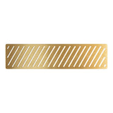 Tabo Linear Tray Waste Cover - Brushed Brass
