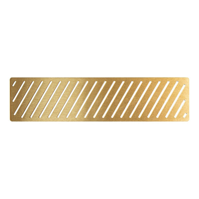 Tabo Linear Tray Waste Cover - Brushed Brass