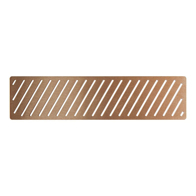 Tabo Linear Tray Waste Cover - Brushed Bronze