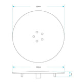 Tabo Low Profile Tray Waster Cover