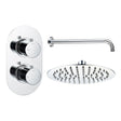 Tabo Marina 1 - Chrome Round Shower Valve & Kit