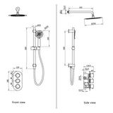 Tabo Marina 3 - Round Shower Valve & Kit
