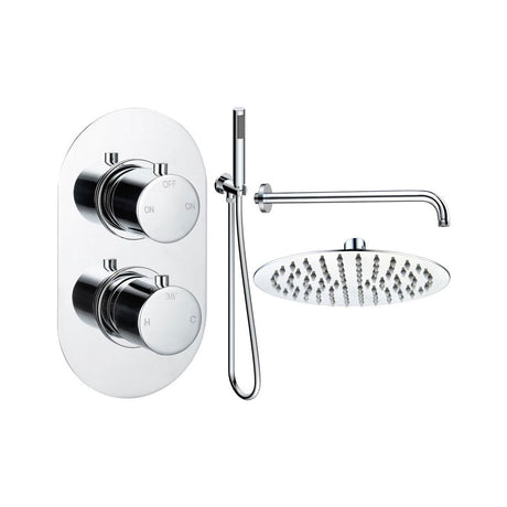 Tabo Marina 4 - Chrome Round Shower Valve & Kit