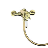 Tabo Sabbia 1 - Brushed Brass thermostatic concentric shower valve