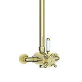 Tabo Sabbia 2 - Brushed Brass Concentric Single Outlet Shower Valve