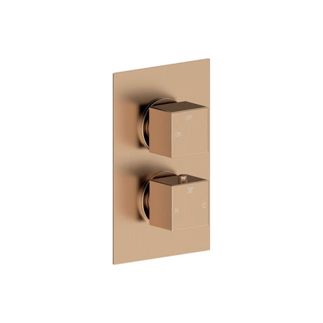 Tabo Sorrento 1 - Brushed Bronze Square Shower Valve & Kit