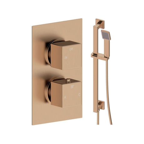 Tabo Sorrento 2 - Brushed Bronze Square Shower Valve & Kit