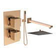 Tabo Sorrento 4 - Brushed Bronze Square Shower Valve & Kit