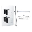 Tabo Sorrento 4 - Chrome Square Shower Valve & Kit