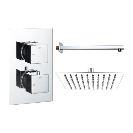 Tabo Sorrento Square 1 - Chrome Shower Valve & Kit