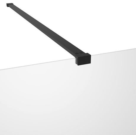 Tabo Splash Fresco Wetroom Panel Black