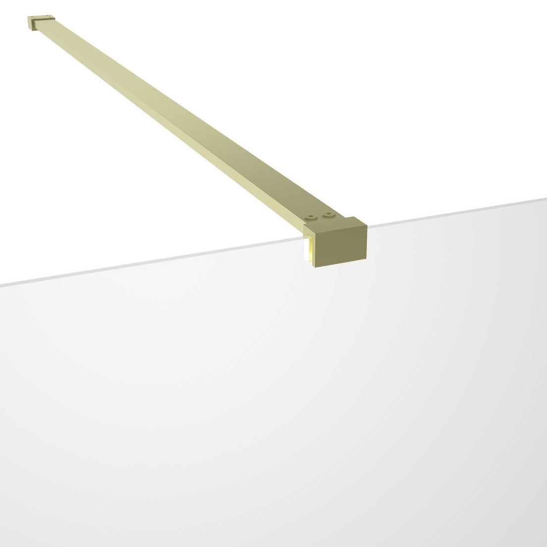 Tabo Splash Fresco Wetroom Panel Brushed Brass