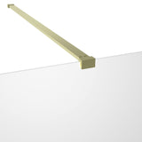 Tabo Splash Fresco Wetroom Panel Brushed Brass