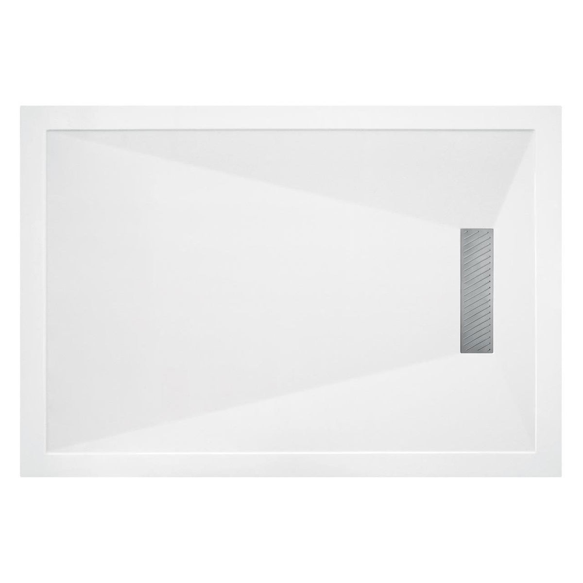 Tabo Splash Linear Ultraslim Rectangular Tray & Waste