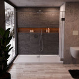Tabo Splash Low Profile Rectangular Tray & Shower Enclosure