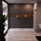 Tabo Splash Low Profile Rectangular Tray & Shower Enclosure